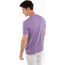 Story Of Basics - V Yaka Kısa Kollu Likralı Viskon Erkek T-Shirt