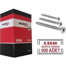 Ahtapot 3,5X40 Sunta Vidası (500 Adet)
