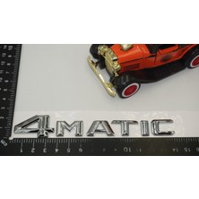 4 Matic Bagaj Gümüş Krom Abs 3m 3D Yazı Logo
