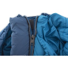 Pinguin Blızzard -17°C 190 cm Mavi Dikdörtgen Uyku Tulumu 3 Mevsim Unisex Kullanım İçin