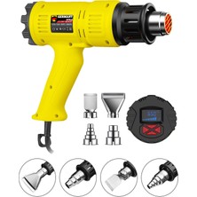 Germany Style GRM9001 Sıcak Hava Tabancası Dijital Isı Göstergeli 2000 Watt Hem Sıcak Hem Soğuk