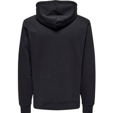 Only & Sons Kapüşon Yaka Lacivert Erkek Sweatshırt 22026412_ONSCARL Reg Mountaın Sweat
