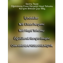 Sevinç Teyze Öğütülmüş Civan Perçemli Hayıt Tohumu Karışımı Bitkisel Çayı 100 gr