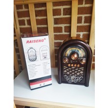 Raiseng Nostalji Radyo ve Bluetooth Hoparlör, Ses Bombası