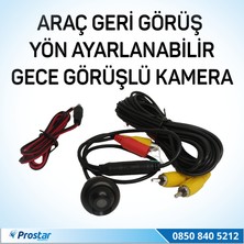 Ayarlanabi̇li̇r Araç Geri̇ Görüş Kamerası