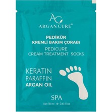 Argan Cure Pedikür Kremli Bakım Çorabı 10 Çift