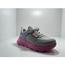Hammırcek Hammır-Cek 0091 Buz-Lila Bantlı Cilt Çocuk Spor Ayakkabı