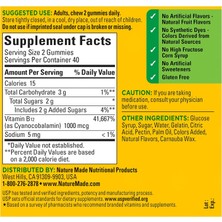 Nature Made Energy B12 1000 mcg 80 Gummies