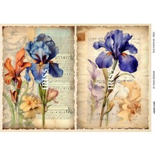 Lineart Pirinç Dekopaj Kağıdı La-Irıs5