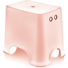 Geseus Banyo Taburesi Çok Amaçlı Tabure Kaymaz Ayakalı MAX-140KG Taşıma KAPASITESI-PEMBE-5171-84P