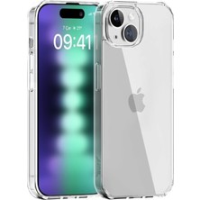Nanospace Apple iPhone 15 Plus Kılıf Lüx Şeffaf Silikon