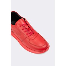 7AdımdaAşk Erkek Sneaker Deri Ayakkabı 082Y23K40700