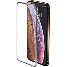 Kny Apple Iphone 15 Pro Için Ahize Toz Önleyici Aparatlı 5d Tam Kaplayan Sert Antidust Ekran Koruyucu Siyah