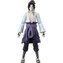 Bandai Naruto 16CM Anime Heroes Naruto Sasuke Uchiha Figür ve Aksesuar Seti BAH37712 Naruto