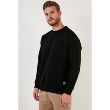 Buratti Regular Fit Bisiklet Yaka Pamuklu İçi Tüylü Yumuşak Şardonlu Sweat Erkek SWEAT 5905255