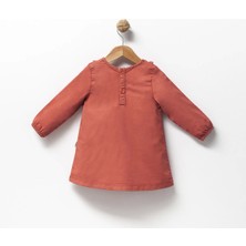 Jol Baby Fırfır Detaylı Kız Bebek Elbise