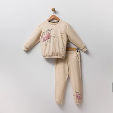 Jol Baby Unicorn Desenli Alt Üst Kız Çocuk Eşofman Takım