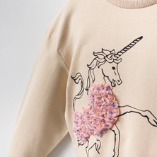 Jol Baby Unicorn Desenli Alt Üst Kız Çocuk Eşofman Takım
