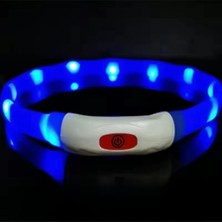 Beautifyy Dıy Kesilmiş Kısa Lamba Boncuklar LED Glow Yakalı Çok Renkli USB Şarj Yakalı Evcil Köpek Malzemeleri (Yurt Dışından)