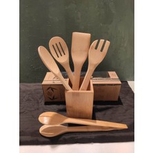 Bambum Ravioli Mix 6 Lı Maşalı Kaşıklık Seti - Servis Takımı