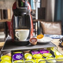 Xhang Çift Katmanlı Kahve Çekmeceleri Kapsüller Tutucu 72 Pods Kahve Kapsül Depolama Raf Standı Dolce Gusto Kapsül Kahve Aksesuarları | (Yurt Dışından)