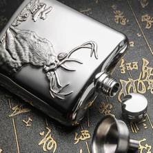 Xhang Taşınabilir Paslanmaz Çelik 304 Hip Flask 6 Oz Mini Metal Viski Pot 170 ml Alkol Konteyner | Kalça Şişeleri (Yurt Dışından)