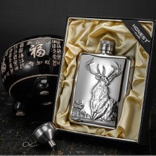 Xhang Taşınabilir Paslanmaz Çelik 304 Hip Flask 6 Oz Mini Metal Viski Pot 170 ml Alkol Konteyner | Kalça Şişeleri (Yurt Dışından)