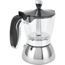 Xhang 200 ml Italyan Kahve Makinesi Pot Mocha Espresso Percolator Pot Moka Kahve Su Isıtıcısı Kafeterya Ev Açık Stopetop Cafe Aracı | Kahve Kapları (Yurt Dışından)