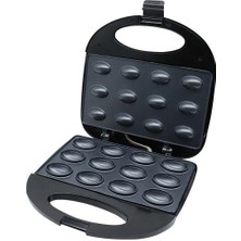 Xhang Elektrikli Ceviz Kek Makinesi Waffle Maker 12 Delik Fındık Kek Donut Makinesi Mutfak Kahvaltı Yapışmaz Yemek Tabakları | 3 1 Kahvaltı Makineleri (Yurt Dışından)