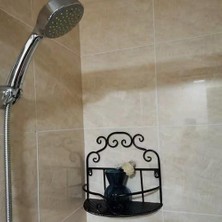 Xhang Avrupa Tarzı Banyo Mutfak Ev Eşyaları Banyo Depolama Raf Ferforje Duvar Raf Raf | Depolama Tutucular & Amp;raflar (Yurt Dışından)