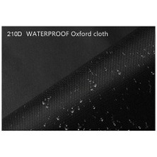Xhang Veranda Mobilya Kapakları 210D Dış Mekan Mobilyaları Su Geçirmez Yuvarlak Masa Örtüsü Kapakları (230 * 110 Cm) (Yurt Dışından)