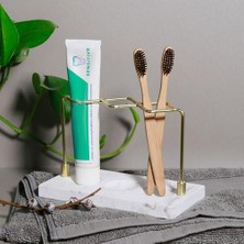 Xhang Fırça Organizatör Diş Fırçası Tutucu Banyo Tezgah Için Mermer Ven Tabanı Standı Tezgah Kozmetik Fırça Depolama Tutucu (Yurt Dışından)