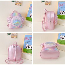 Cute Wings Pu Sırt Çantası Çocuk Anaokulu Okul Çantası (Yurt Dışından)