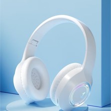 Başa Takılan Kulaklık Kablosuz Bluetooth 5.2 Katlanabilir Spor Kulaklık (Yurt Dışından)