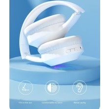 Başa Takılan Kulaklık Kablosuz Bluetooth 5.2 Katlanabilir Spor Kulaklık (Yurt Dışından)