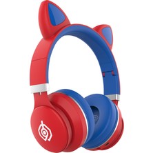 LED Kedi Kulakları Kablosuz Bluetooth Kulaklık 5.0 Katlanabilir Kulaklık (Yurt Dışından)