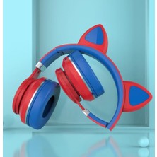 LED Kedi Kulakları Kablosuz Bluetooth Kulaklık 5.0 Katlanabilir Kulaklık (Yurt Dışından)