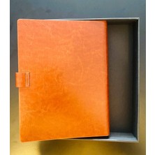 MYK Hediye ve Sanat Atölyesi Deri Ajanda Süresiz Kişisel Arkadaş Hediye