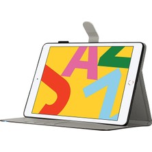 XFashion Apple iPad 10.2 Pu Deri Flip Kapak Koruyucu Tablet Cüzdan Kılıfı (Yurt Dışından)