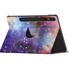 XFashion Samsung Galaxy Tab S9+ SM-X810 Dönen Tablet Kılıfı, SM-X816B, SM-X818U Pu Deri Stand Kapağı (Yurt Dışından)