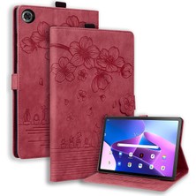 XFashion Lenovo Tab M10 Plus (3. Gen) Kart Tutucu Deri Tablet Kılıf Stand Kapağı (Yurt Dışından)