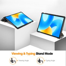 XFashion Huawei Matepad 11.5 Tri Katlı Stand Tablet Kapak Pu Deri Tablet Kılıf (Yurt Dışından)