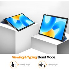 XFashion Huawei Matepad 11.5 Tri Katlı Stand Tablet Kapak Pu Deri Tablet Kılıf (Yurt Dışından)