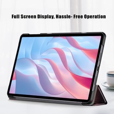 XFashion Honor Pad X9 / Pad X8 Pro, Trifold Stand Folio Koruyucu Kapak Pu Deri Tablet Kılıfı (Yurt Dışından)