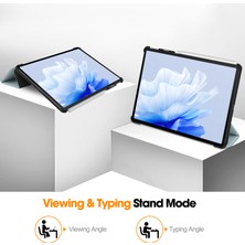 XFashion Huawei Matepad Air 11.5 Inç (2023) Trifold Stand Tablet Kılıf Pu Deri Kapak (Yurt Dışından)