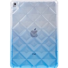 XFashion Apple iPad 10.2 / Apple iPad Pro 10.5 Inç (2017) Gradyan Tpu Anti-Drop Case Hava Yastığı Elmas Doku Tablet Kapak (Yurt Dışından)