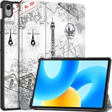 XFashion Huawei Matepad 11.5 Tri Katlı Stand Tablet Kapak Pu Deri Tablet Kılıf (Yurt Dışından)