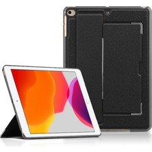 XFashion Apple iPad 9.7 Inç (2017) / (2018) Pu Deri+Tpu Tablet Kılıf Dönen Şaft Kickstand Koruyucu Kapak (Yurt Dışından)