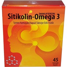 Kuazar İlaç Sitikolin-Omega 3 45 Yumuşak Kapsül