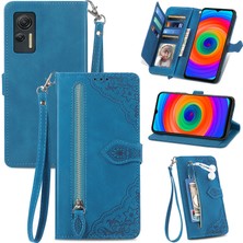 Yihang Boutique Ile Uyumlu Ulefone Note 14 Fermuarlı Kese Manyetik Kart Tutacağı Bilek Kayışlı Cüzdan Kesesi Ulefone Note 14 (Yurt Dışından)